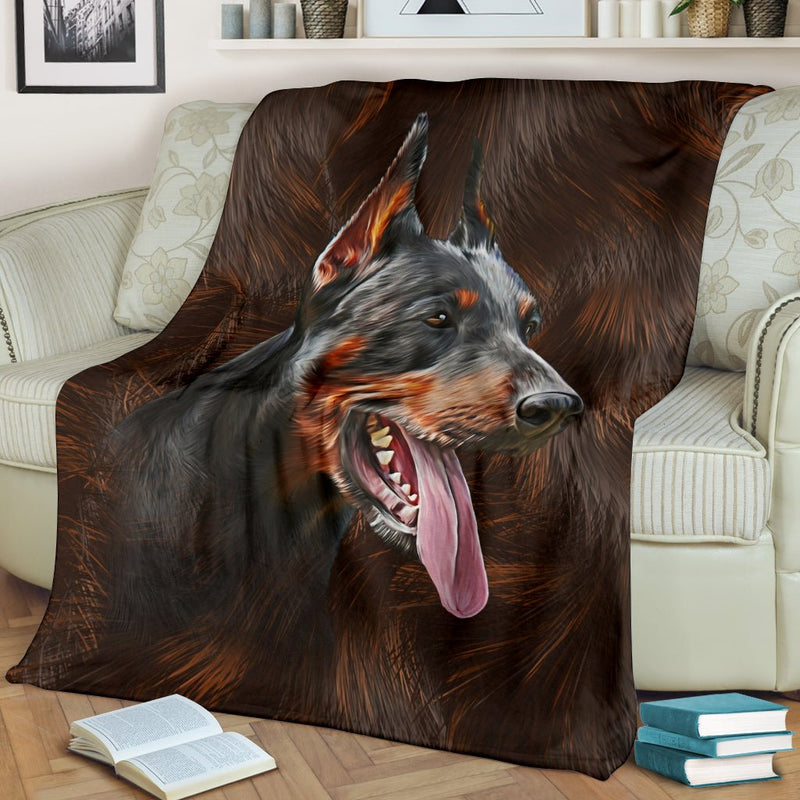 Doberman - Blanket - 1145 - Carbone&