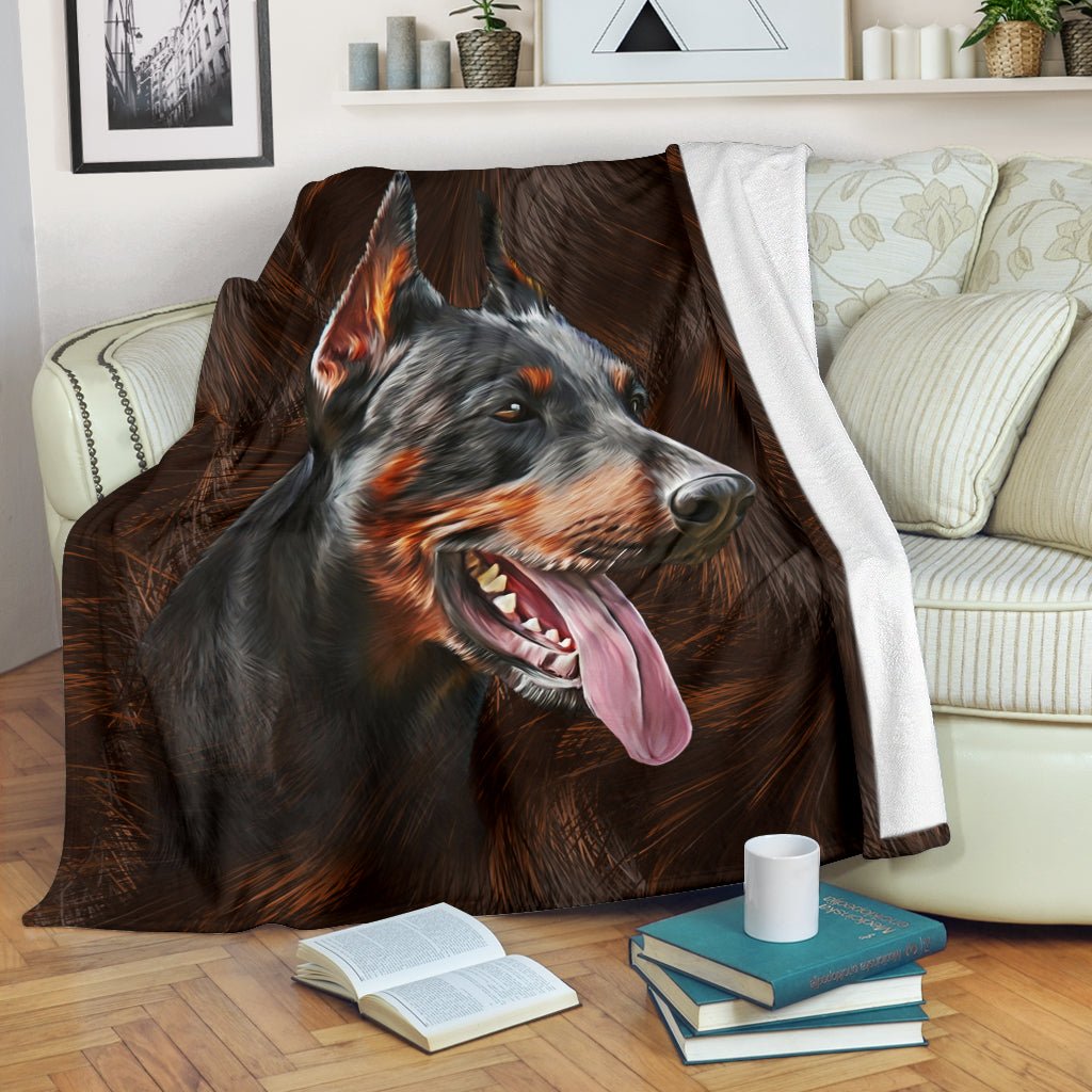 Doberman - Blanket - 1145 - Carbone's Marketplace