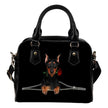 Doberman Pinscher Rose Zipper - Carbone's Marketplace