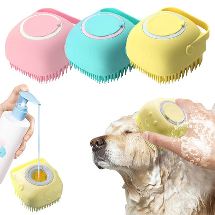 Dog Brush Soft Silicone - Carbone's Marketplace