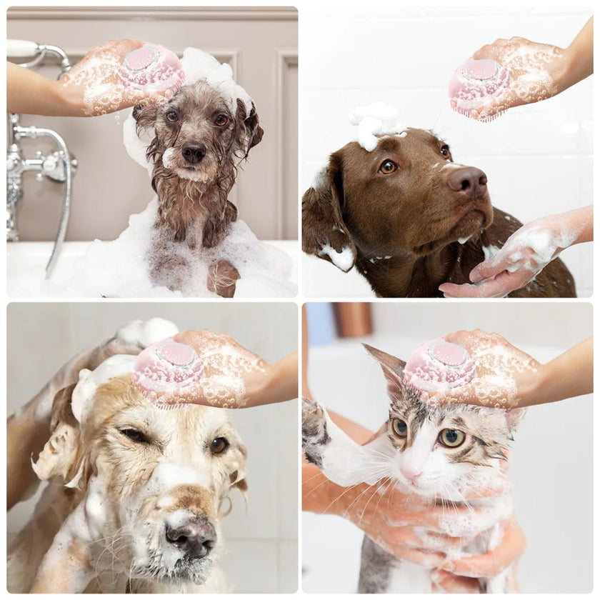 Dog Brush Soft Silicone - Carbone's Marketplace