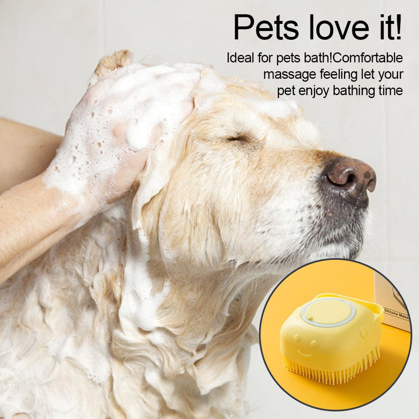 Dog Brush Soft Silicone - Carbone's Marketplace