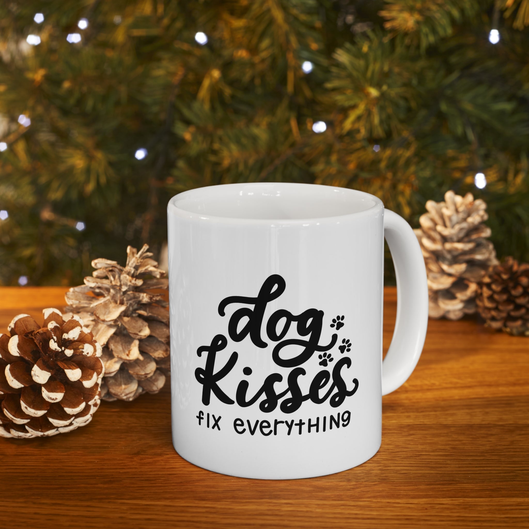 Dog Kisses Mug 11oz - Carbone's Marketplace