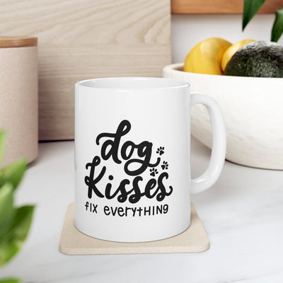 Dog Kisses Mug 11oz - Carbone's Marketplace