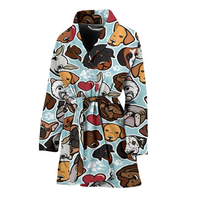 Dog Lovers Women's Bath Robe - Carbone's Marketplace