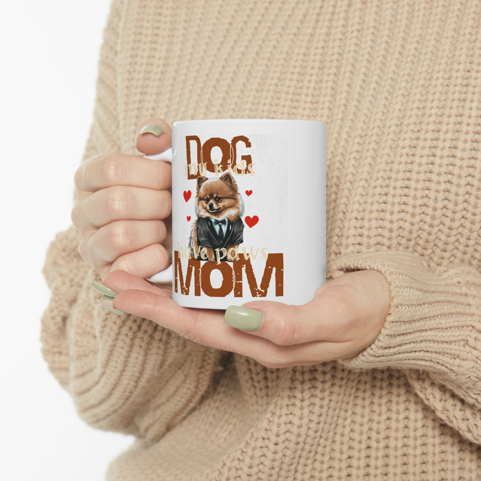 Dog Mom My Kids Have Paws Mug 11oz - Carbone's Marketplace