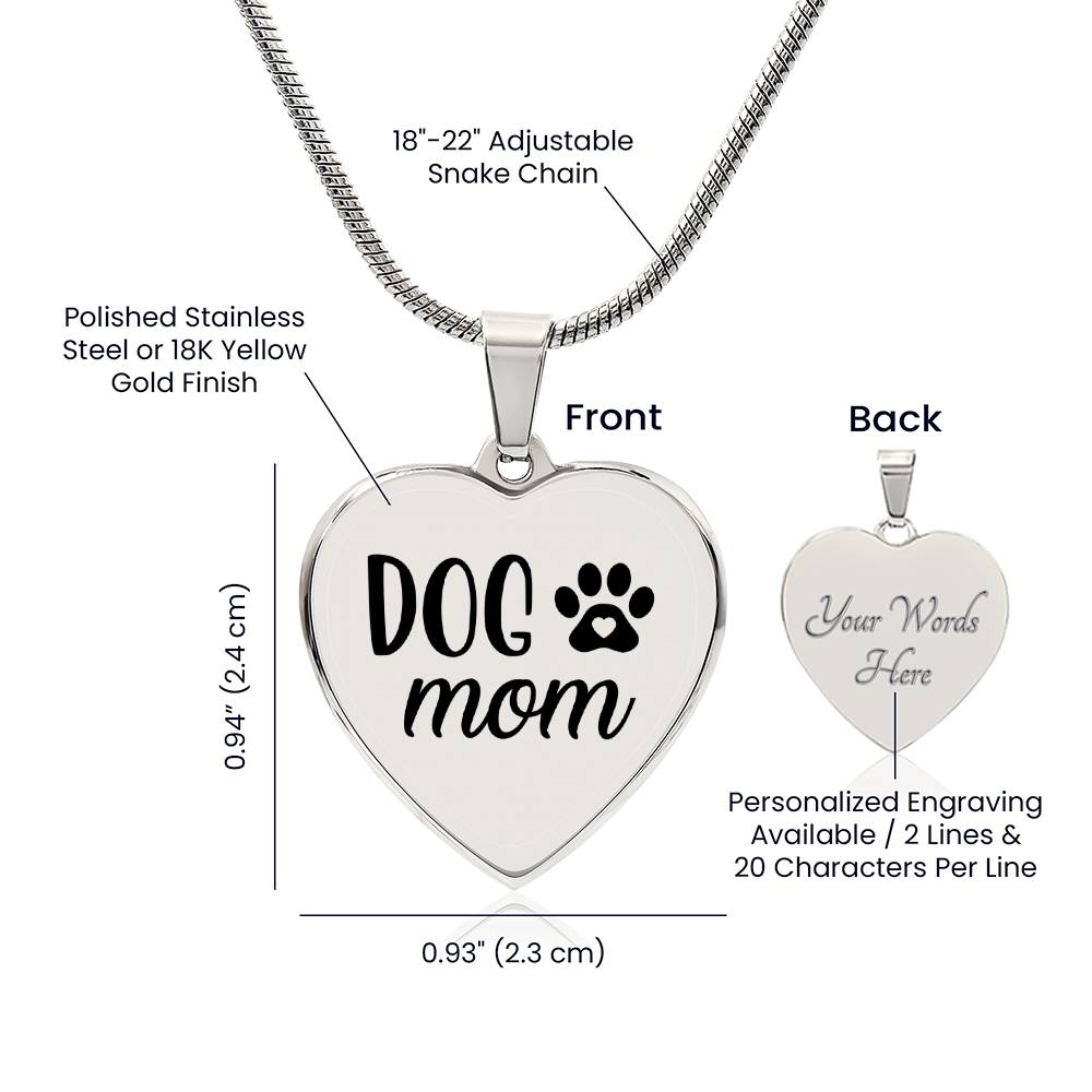Dog Mom Necklace - Carbone's Marketplace