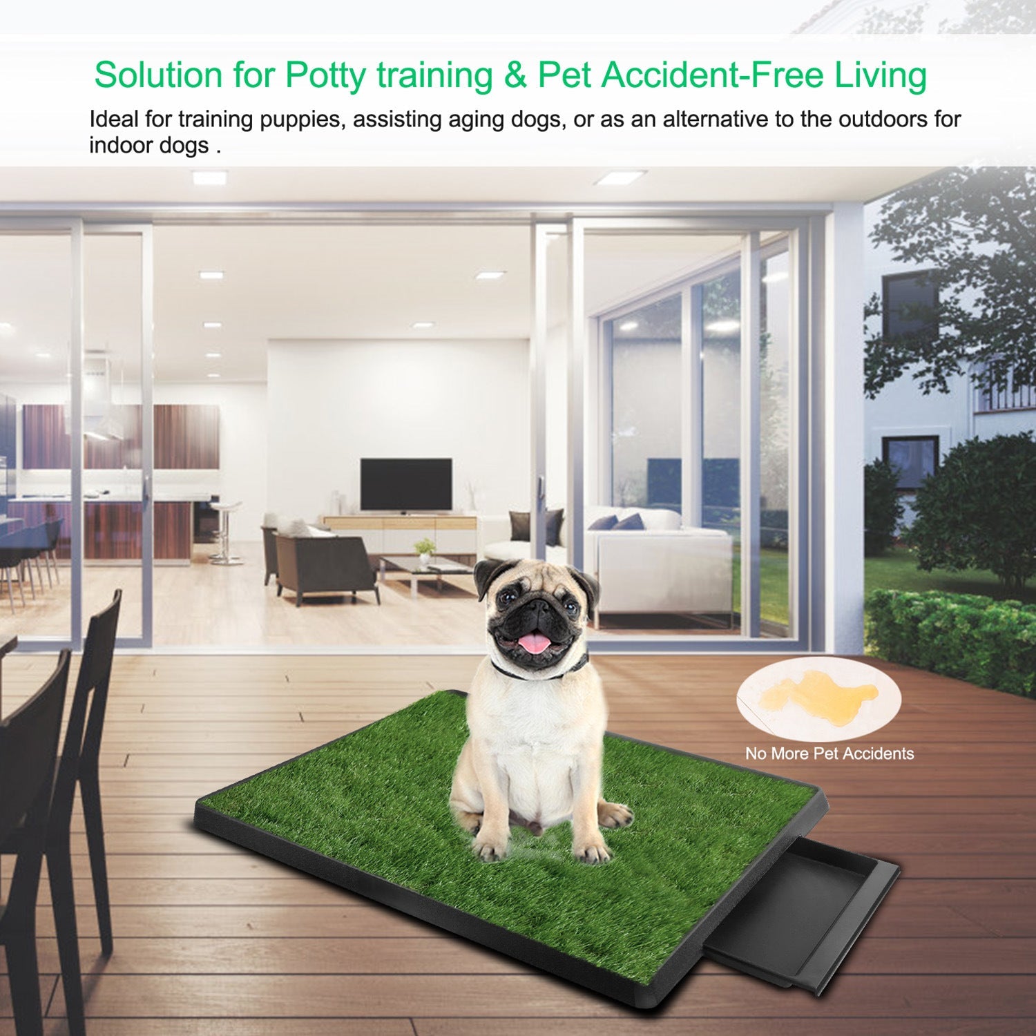 Dog Potty Training Artificial Grass Pad Pet Cat Toilet Trainer Mat Puppy Loo Tray Turf - Carbone's Marketplace