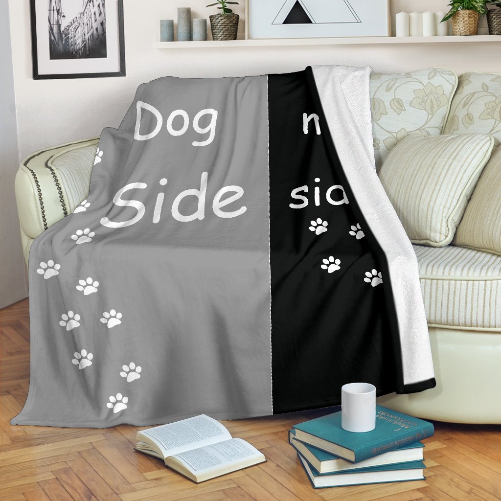 Dog side my side Fleece blanket - Carbone's Marketplace