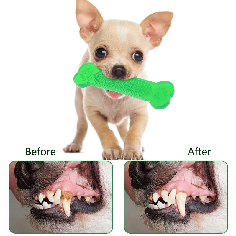 Dog Toys Pet Molar Tooth Cleaner Brushing Stick trainging Dog Chew Toy Dogs Toothbrush Doggy Puppy Dental Care Dog Pet Puppies - Carbone&