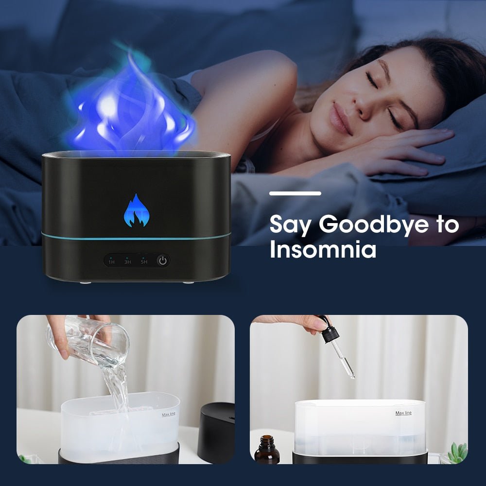 Double Color Flame Diffuser - Carbone's Marketplace