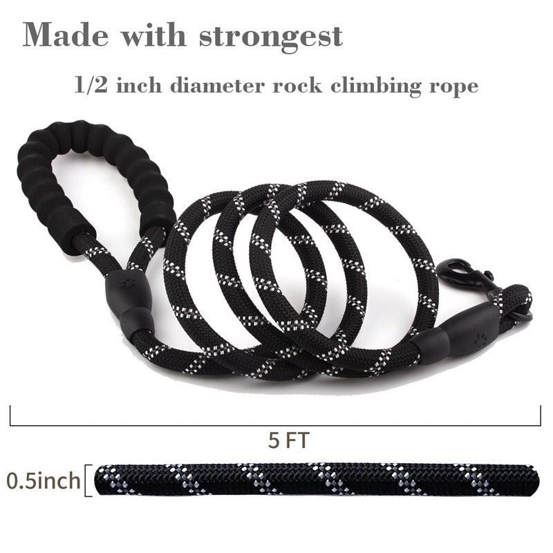 Durable Nylon Dog harness Color 1.5M Pet Dog Leash Walking Training Leash Cats Dogs Leashes Strap Dog Belt Rope - Carbone's Marketplace