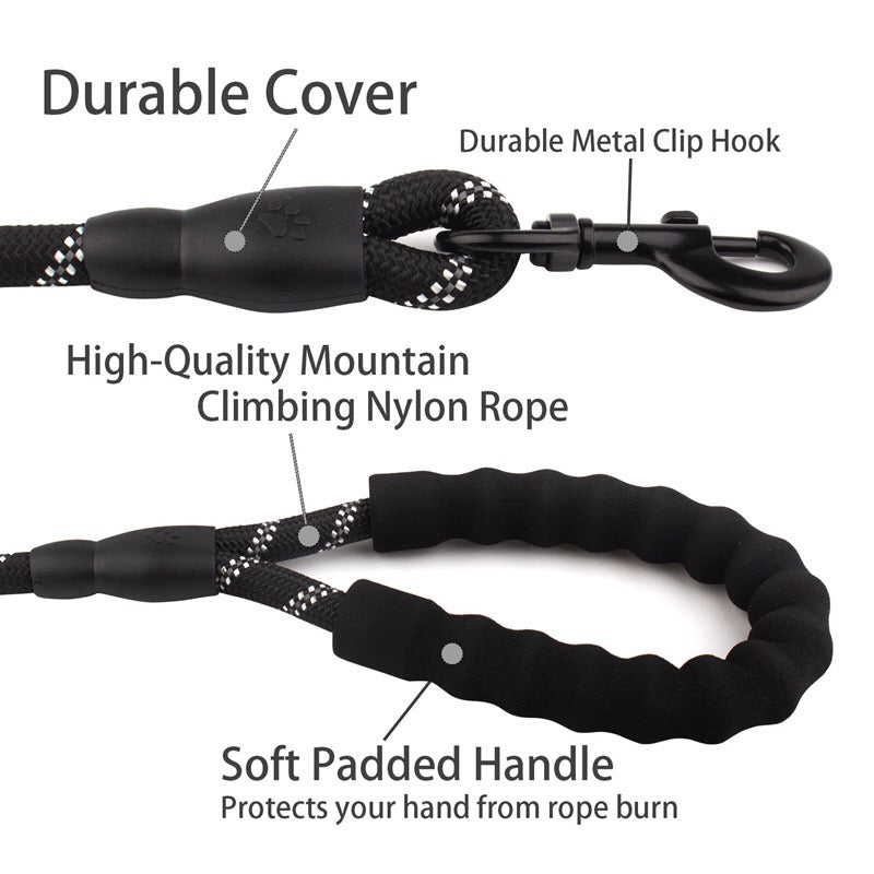 Durable Nylon Dog harness Color 1.5M Pet Dog Leash Walking Training Leash Cats Dogs Leashes Strap Dog Belt Rope - Carbone's Marketplace