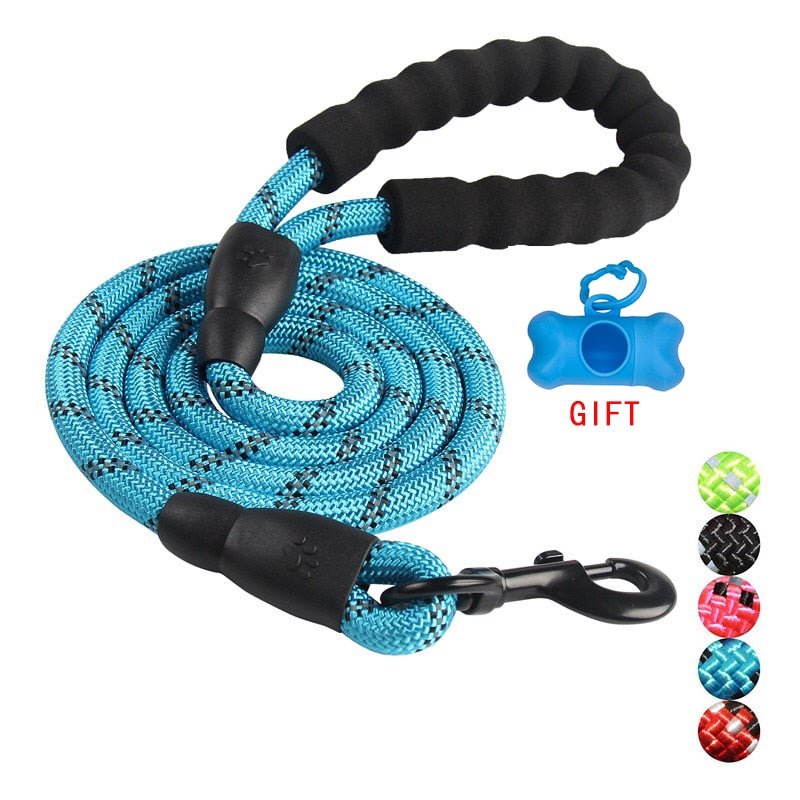 Durable Nylon Dog harness Color 1.5M Pet Dog Leash Walking Training Leash Cats Dogs Leashes Strap Dog Belt Rope - Carbone&