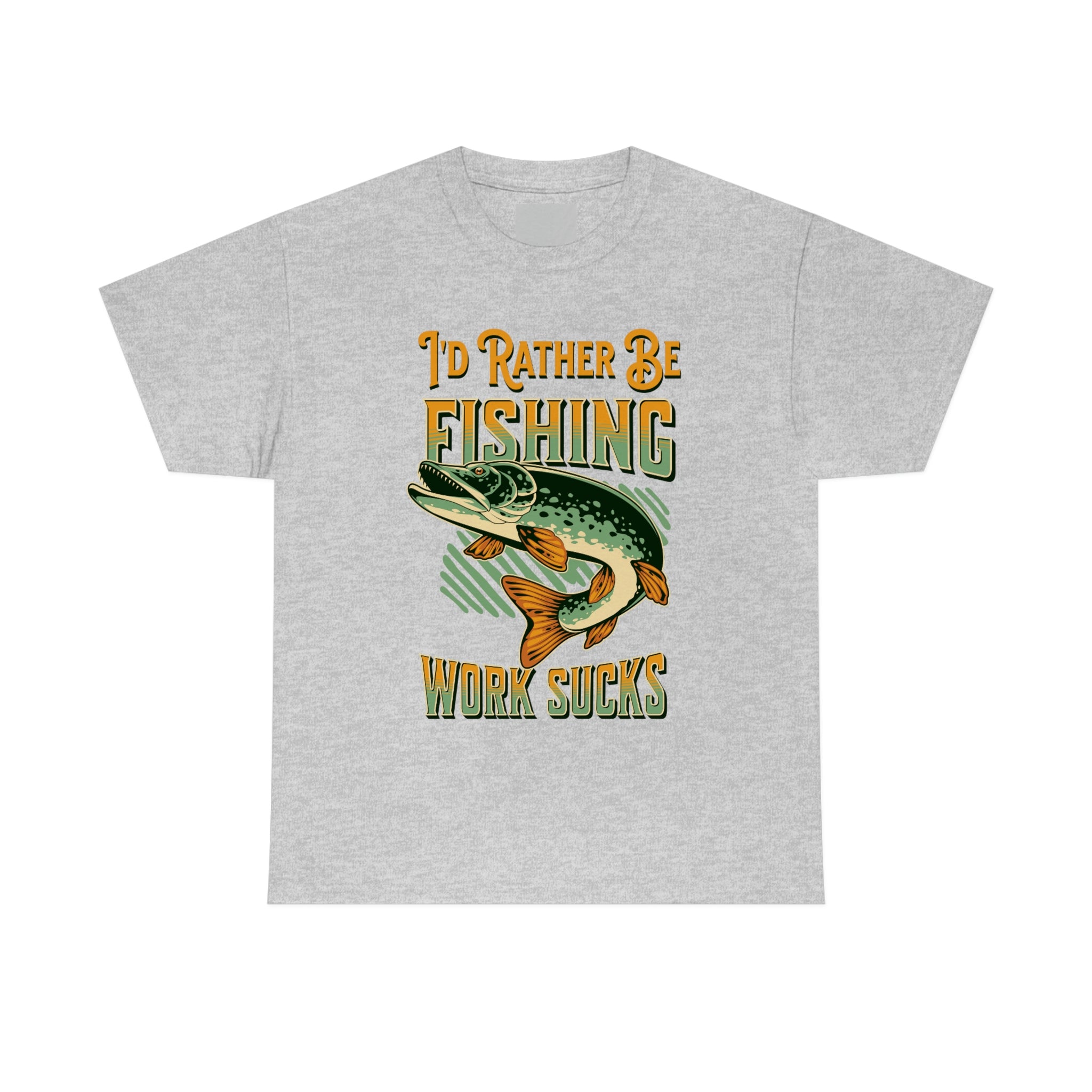 I'd Rather Be Fishing- Fun Shirt, Sport Shirt