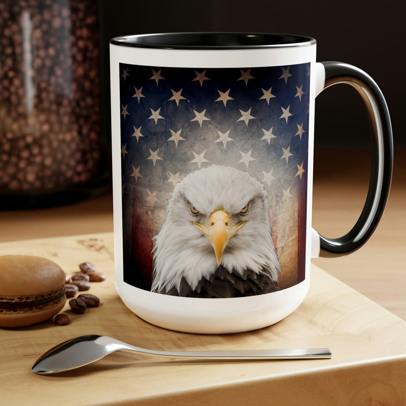 Eagle & American Flag, 15oz - Carbone&