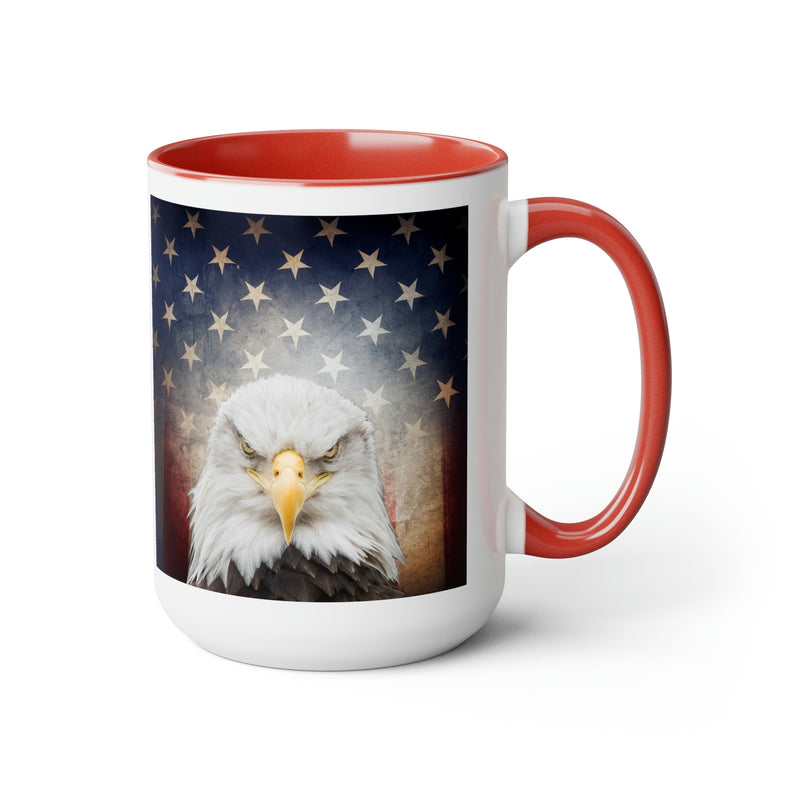 Eagle & American Flag, 15oz - Carbone&