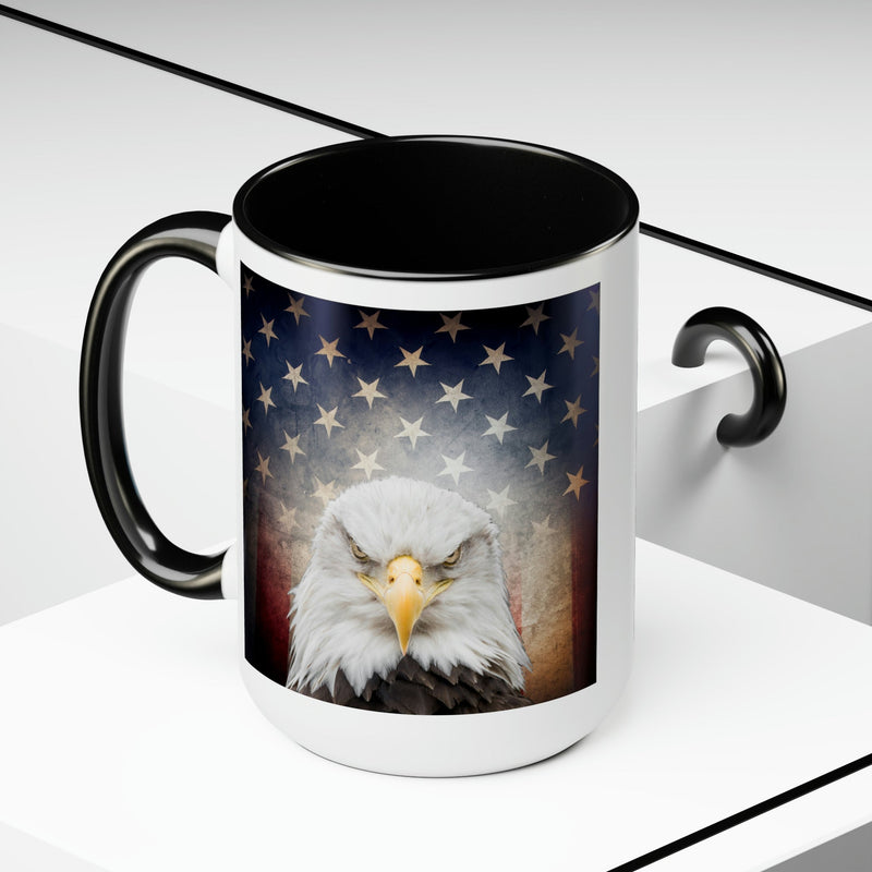 Eagle & American Flag, 15oz - Carbone&