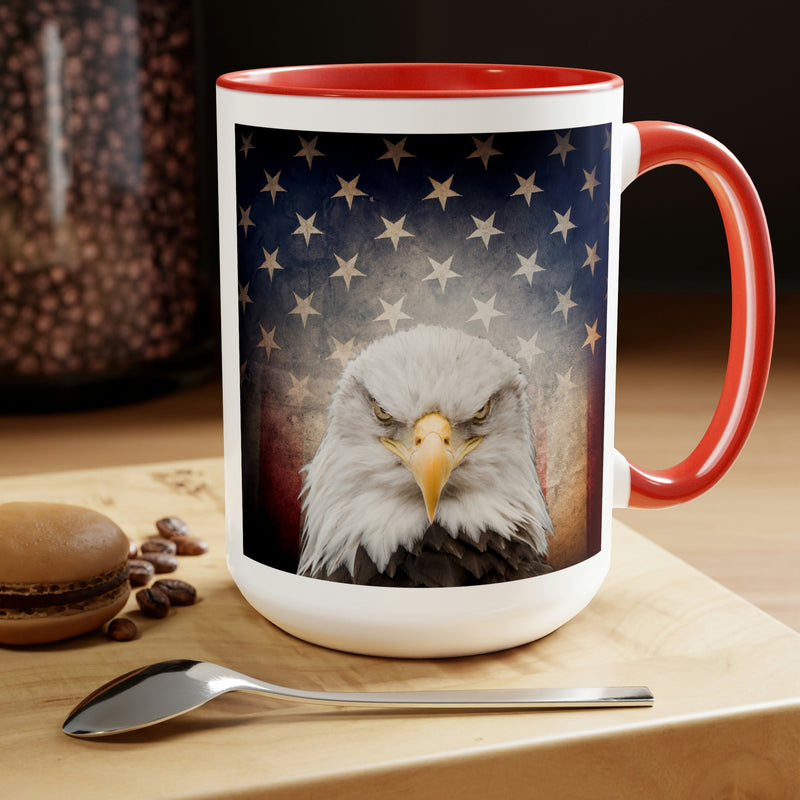 Eagle & American Flag, 15oz - Carbone&