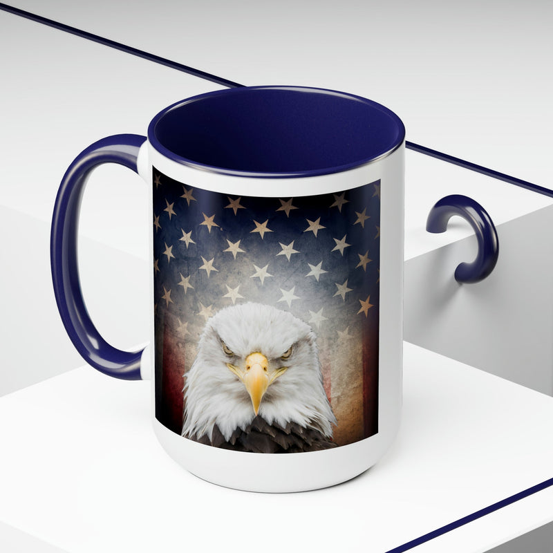 Eagle & American Flag, 15oz - Carbone&