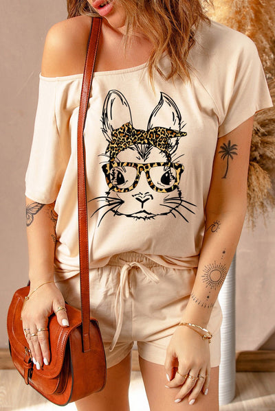 Easter Graphic Boat Neck Tee - Carbone's Marketplace