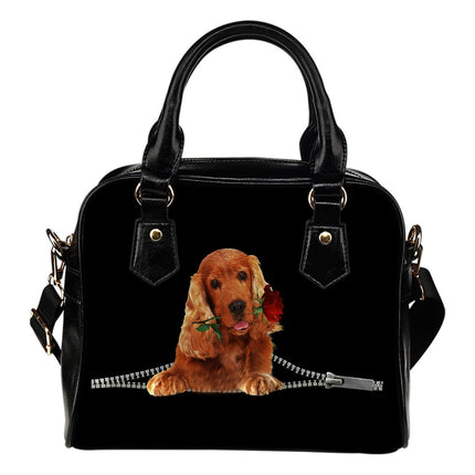 English Cocker Spaniel 2 Rose Zipper - Carbone's Marketplace