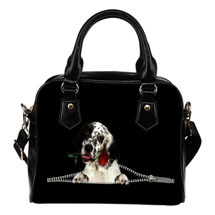 English Setter Rose Zipper - Carbone's Marketplace