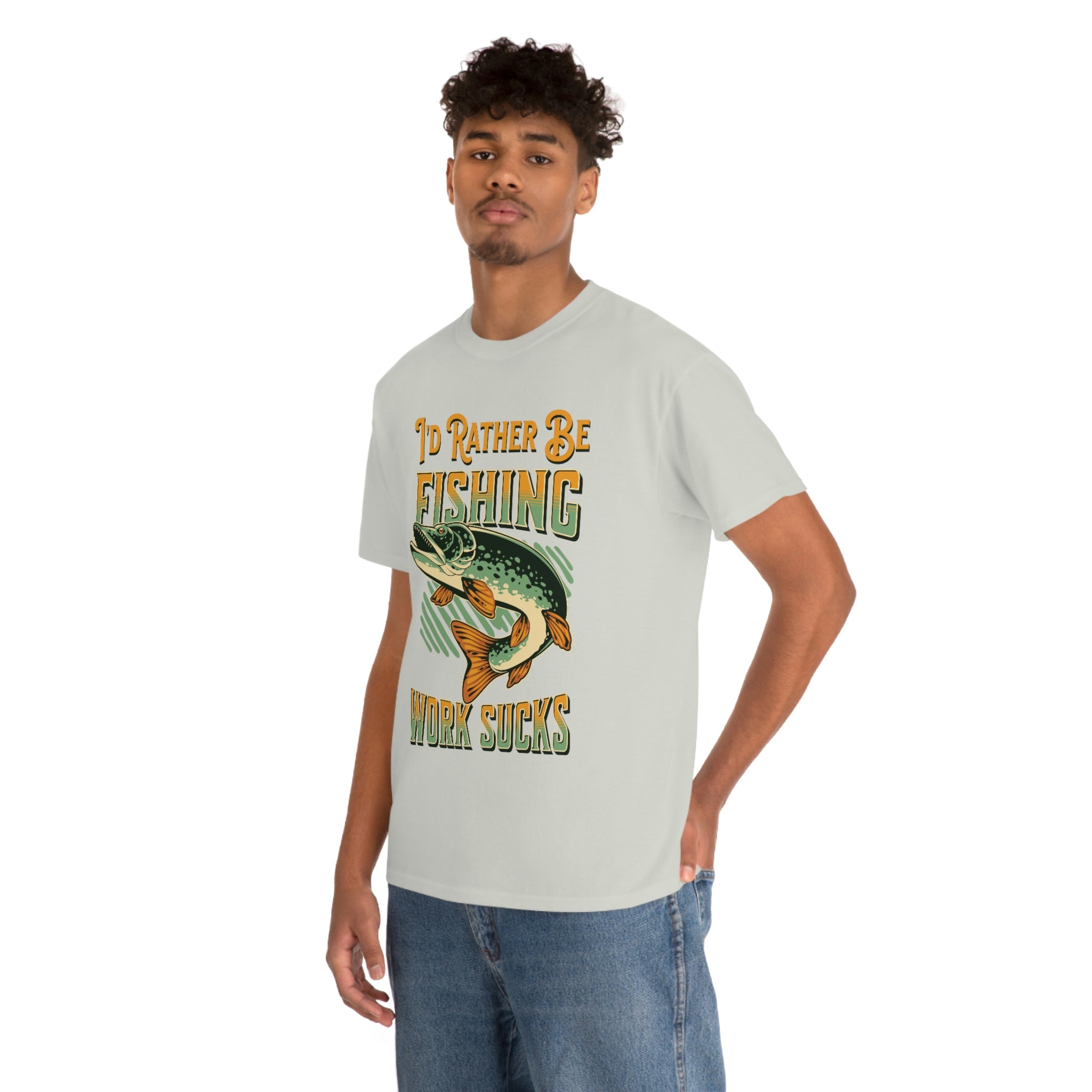 I'd Rather Be Fishing- Fun Shirt, Sport Shirt