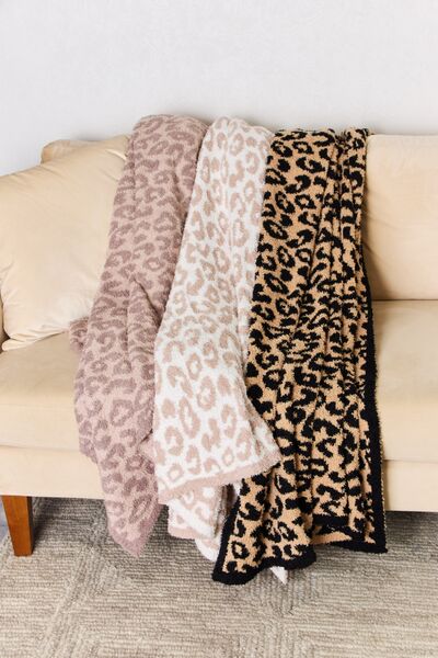 Cuddly Leopard Decorative Throw Blanket