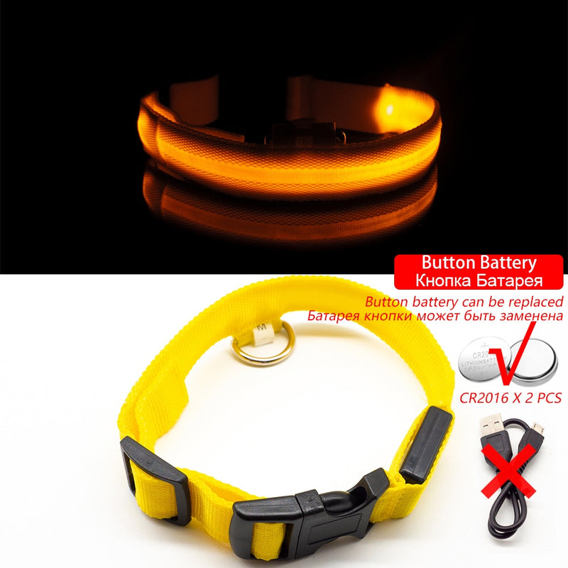 USB Charging Led Dog Collar-Boost Visibility and Safety - Never Lose Sight of Your Pet Again