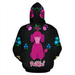 Faithful Poodle Dog All Over Print Hoodie Cute Poodles Dogs - Carbone's Marketplace