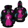 Faithful Poodle Dog All Over Print Hoodie Cute Poodles Dogs - Carbone's Marketplace