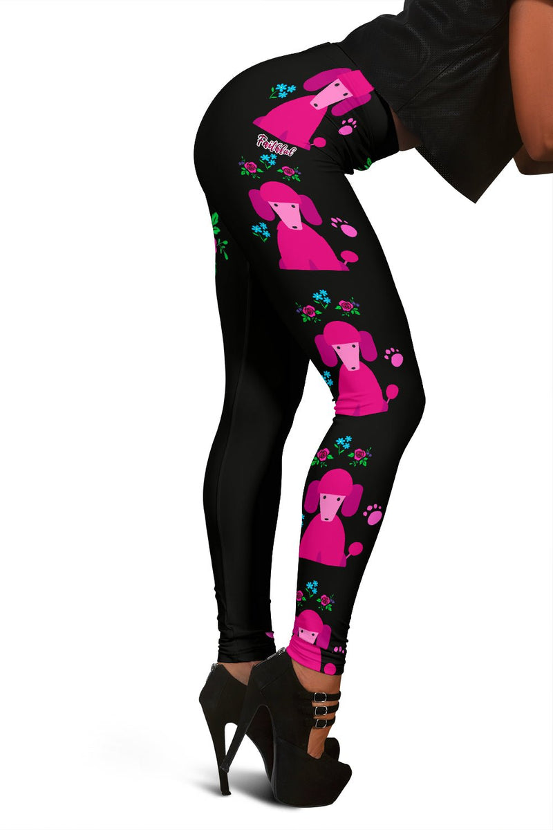 Faithful Poodles Leggings for Poodle Dog Lovers - Carbone&