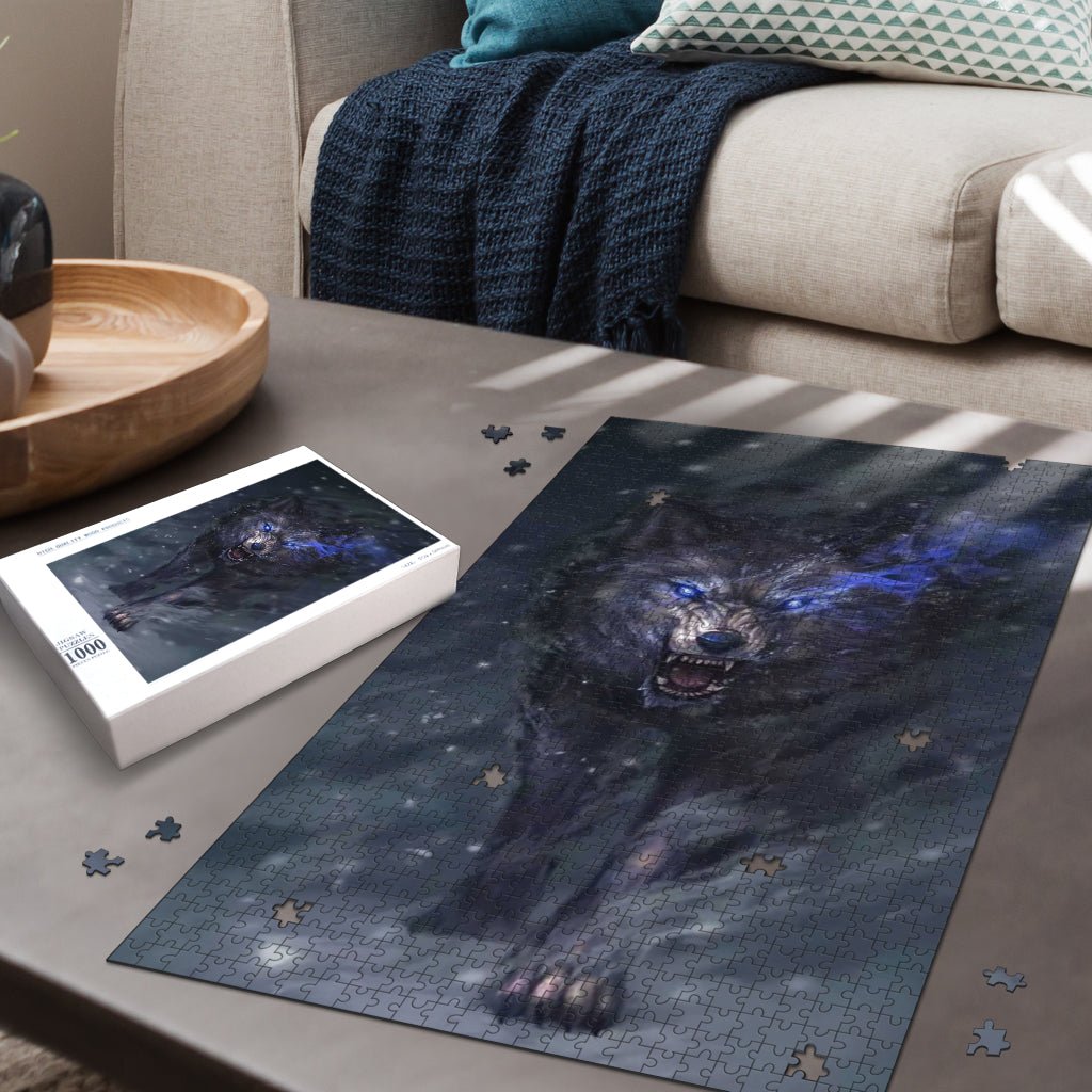 Fierce Wolf Jigsaw Puzzle - Carbone's Marketplace