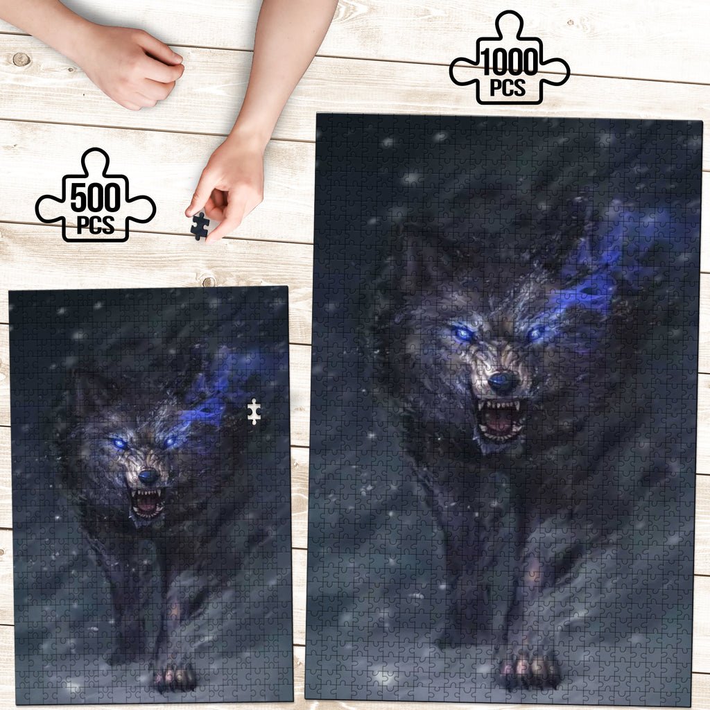 Fierce Wolf Jigsaw Puzzle - Carbone's Marketplace