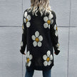 Floral Button Down Longline Cardigan - Carbone's Marketplace