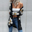 Floral Button Down Longline Cardigan - Carbone's Marketplace