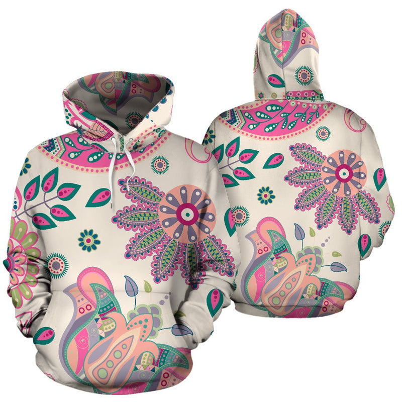 Floral Zen | BoHo Hoodie - Carbone&