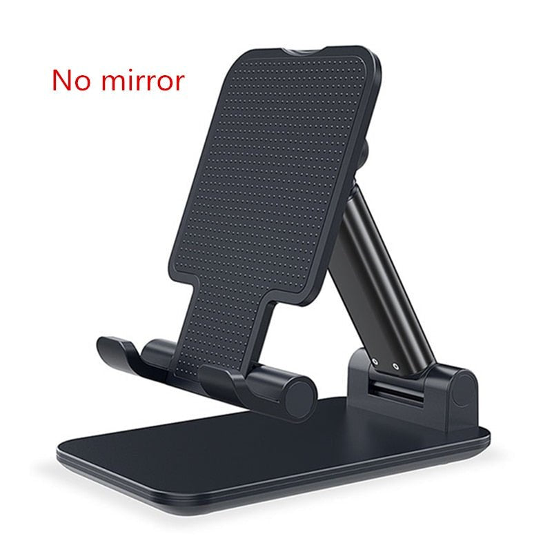 Foldable Metal Desktop Mobile Phone Stand For iPad iPhone 13 X Smartphone Support Tablet Desk Cell Phone Portable Holder Bracket - Carbone&