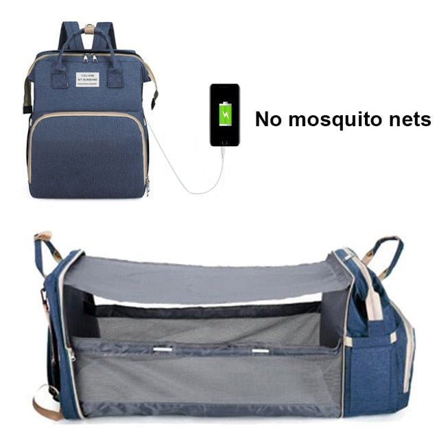 Folding Mommy Bag Lightweight Portable Folding Crib - Carbone's Marketplace