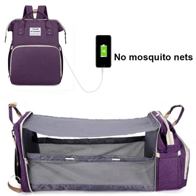 Folding Mommy Bag Lightweight Portable Folding Crib - Carbone's Marketplace