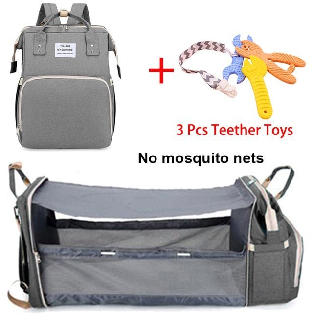 Folding Mommy Bag Lightweight Portable Folding Crib - Carbone's Marketplace