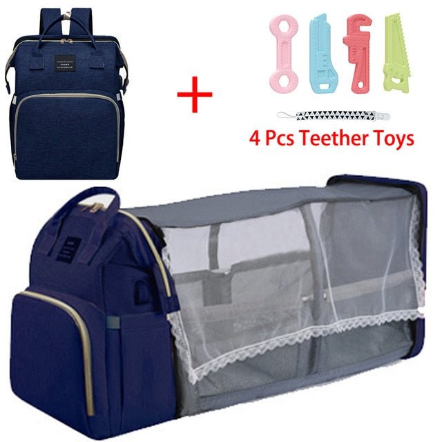 Folding Mommy Bag Lightweight Portable Folding Crib - Carbone's Marketplace
