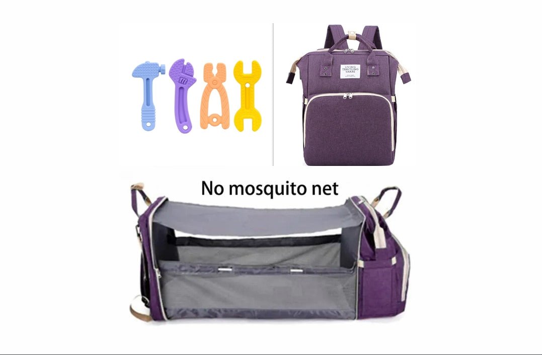 Folding Mommy Bag Lightweight Portable Folding Crib - Carbone's Marketplace