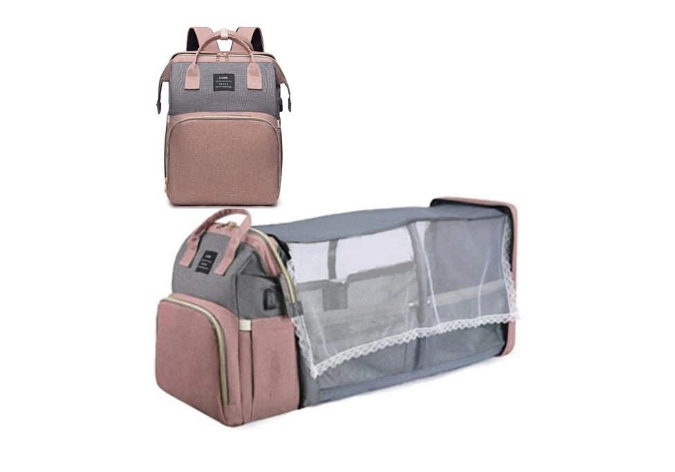 Folding Mommy Bag Lightweight Portable Folding Crib - Carbone's Marketplace