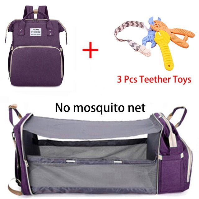 Folding Mommy Bag Lightweight Portable Folding Crib - Carbone's Marketplace
