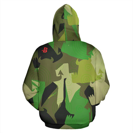 Forest Fun Hoodie with zip - Carbone's Marketplace