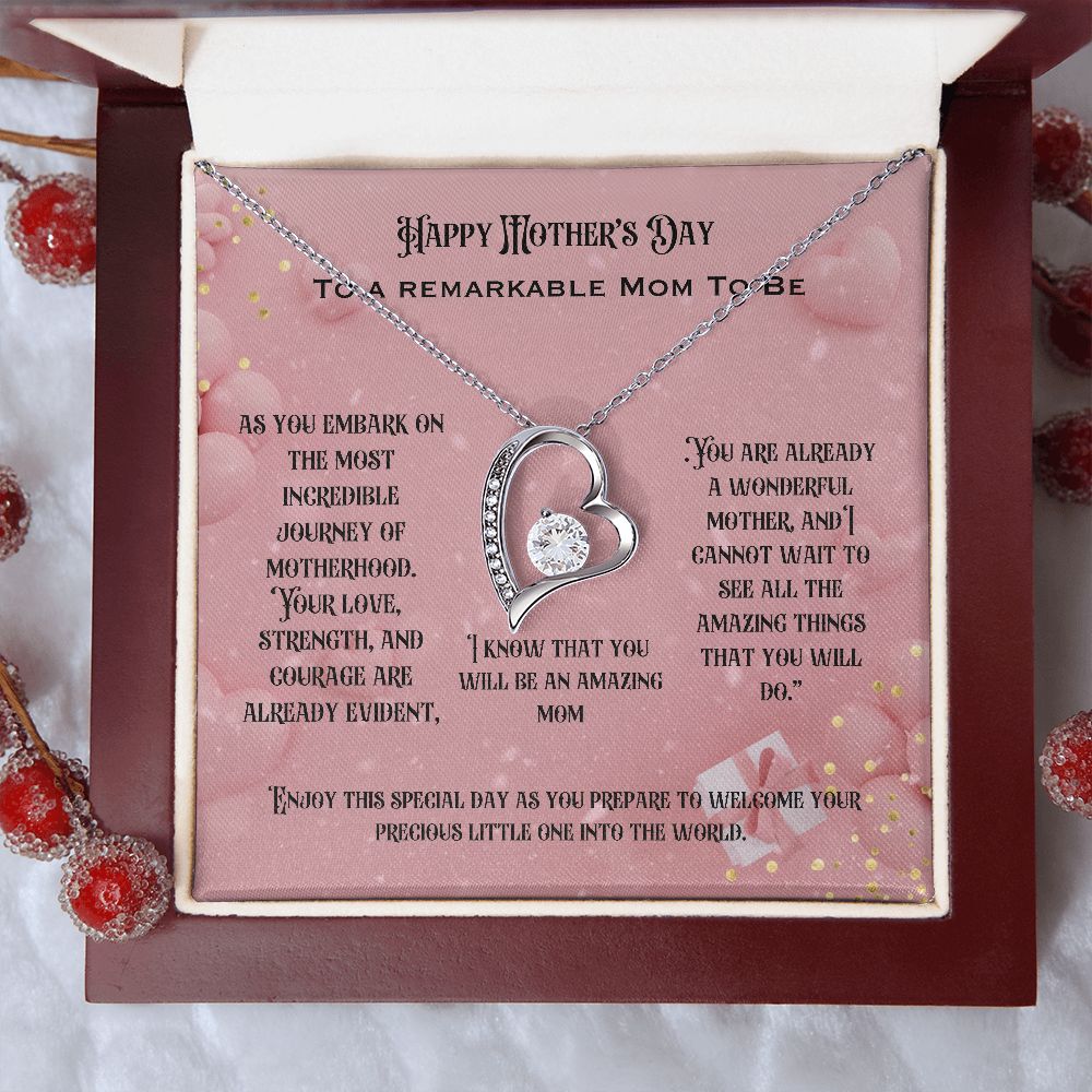 Forever Love Necklace For Mom To Be - Carbone's Marketplace