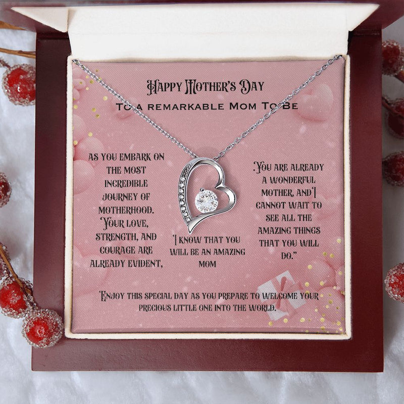 Forever Love Necklace For Mom To Be - Carbone&