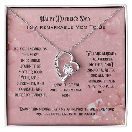 Forever Love Necklace For Mom To Be - Carbone's Marketplace